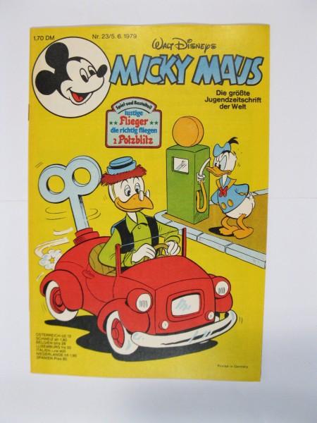 Micky Maus 1979/23 Originalheft vom 5.6.79 in Z (1 oS) 54560