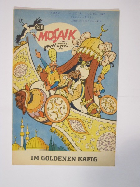 Mosaik DDR Comic Nr. 218 Vlg. Junge Welt im Zustand (1-2/2). 64911