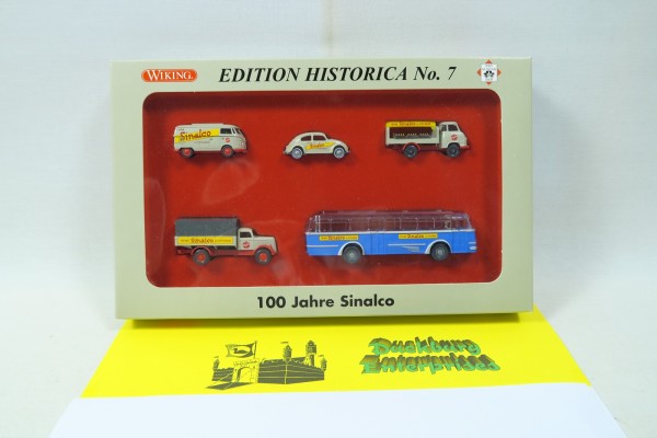 Wiking 81-27 PMS Edition Historica No. 7 100 Jahre Sinalco Set in OVP 1:87 167421