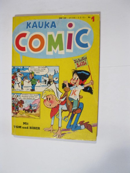Kauka Comic Taschenbuch Nr. 1 Gevacur Vlg. im Zustand (1-2/2). 100311