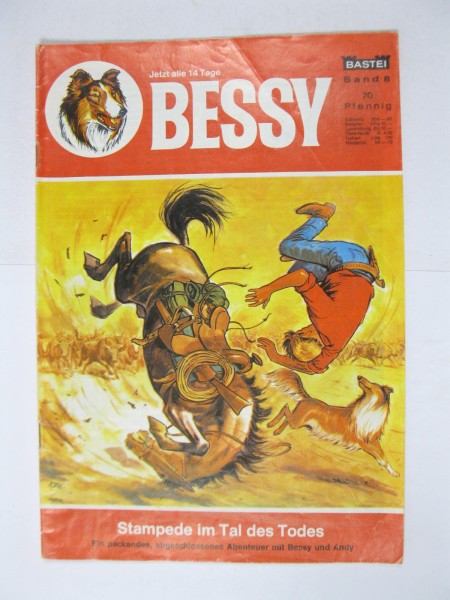 Bessy Comic-Heft Nr. 8 Bastei im Zustand (2-3). 140407