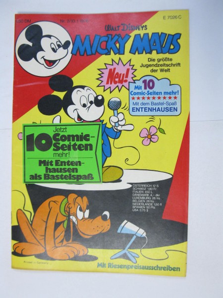 Micky Maus 1976/ 2 vom 10.1.76 Ehapa im Zustand (1-2). 126715