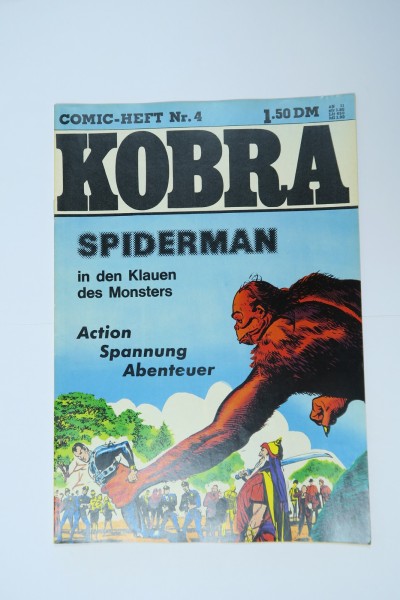 Kobra Comic 1976/ 4 Gevacur im Zustand (0-1). 150099