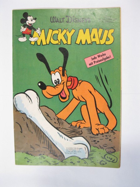 Micky Maus 1959/43 Originalheft vom 24.10.59 in Z (1-2). 62359
