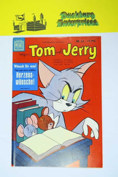 Tom und Jerry 1.Aufl. Nr. 33 Tessloff / Moewig Verlag im Z (1-2). 145927