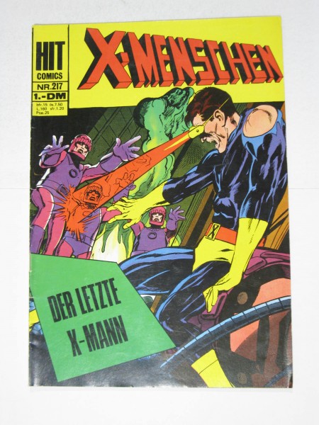 Hit Comics X-Menschen Nr. 217 Marvel BSV Williams in (1/1-2). 123821