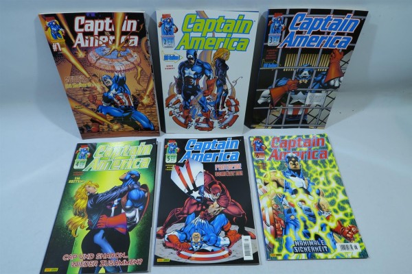 Captain America Sc Nr. 1-6 zus. Panini 135493