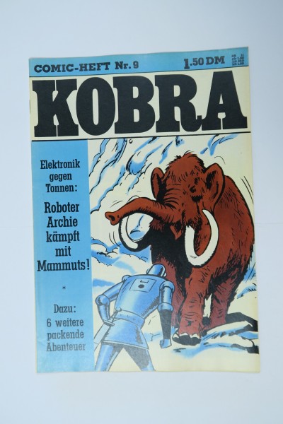 Kobra Comic 1976/ 9 Gevacur im Zustand (0-1). 150109