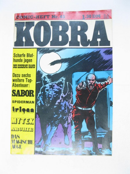 Kobra Comic 1975/43 Gevacur Vlg. im Zustand (1-2). 126749