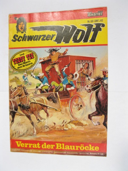 Schwarzer Wolf Nr. 68 Bastei im Zustand (2). 86137