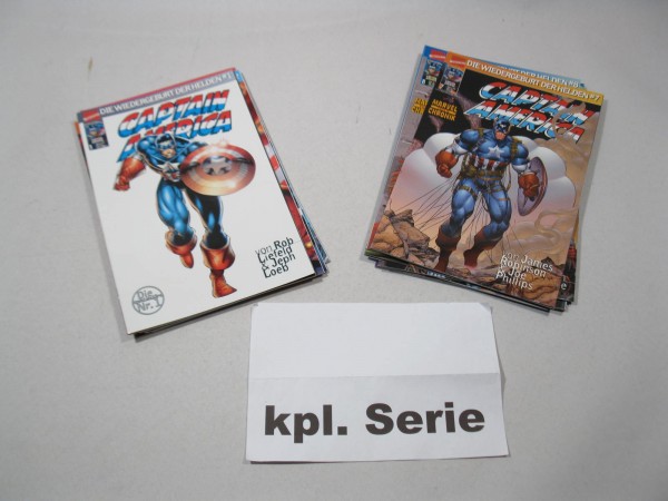 Captain America Wiedergeburt d. Helden 1-13 kpl. Marvel 1999 110391