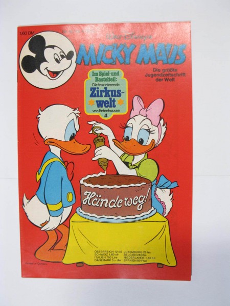 Micky Maus 1978/16 Originalheft vom 18.4.78 in Z (1 oS) 54500