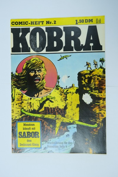 Kobra Comic 1976/ 2 Gevacur im Zustand (2-3). 145487