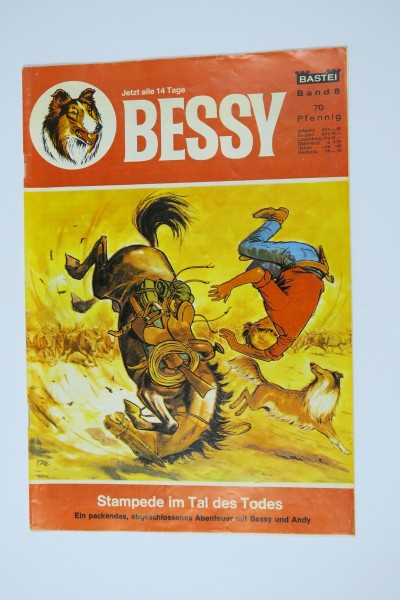 Bessy Comic-Heft Nr. 8 Bastei im Zustand (2 St). 141691