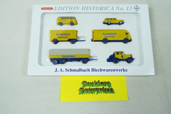 Wiking 81-55 Edition Historica No. 13 Schmalbach Blechwarenwerke Set 1:87 173571