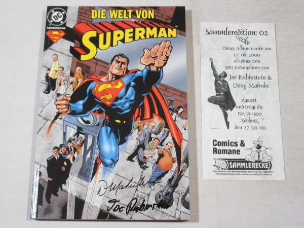 Welt von Superman Sonderband signiert Nr. 3 Panini im Z (0-1). 111845