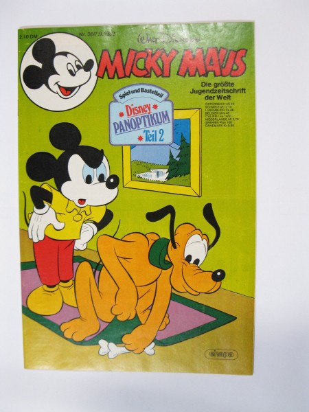 Micky Maus 1982/36 Originalheft vom 7.9.82 in Z (1) 54731
