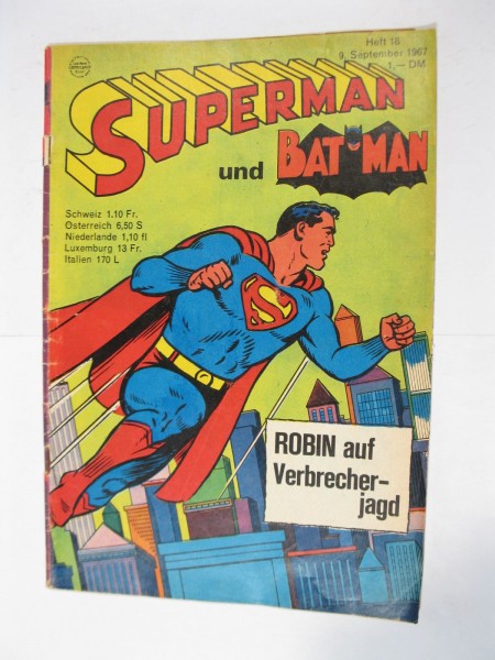 Superman Comic 1967/18 Ehapa im Zustand (2-3).