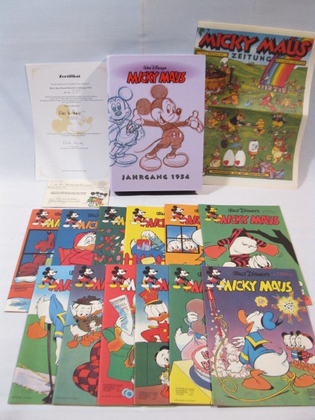 Micky Maus Reprintkassette Jahrgang 1954 im Zustand (0-1) 59440