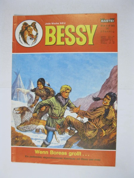 Bessy Comic-Heft Nr. 80 Bastei im Zustand (1/1-2). 140309