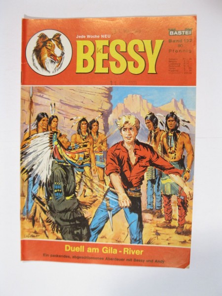 Bessy Comic-Heft Nr.132 Bastei im Zustand (2/2-3). 84615