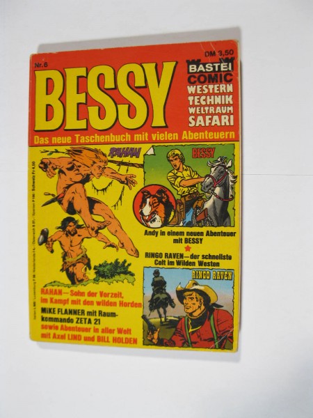 Bessy Taschenbuch 196 Seiten Nr. 6 Bastei im Zustand (2). 100265