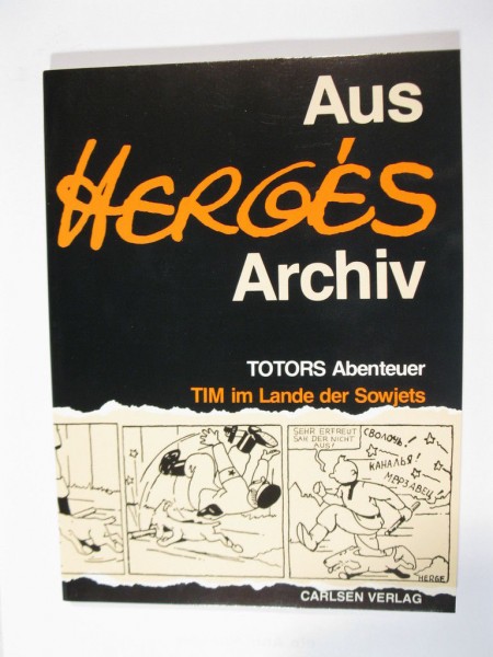 Aus Herge `s Archiv mit Tim und Struppi im Zustand (0-) Carlsen 1977 76913