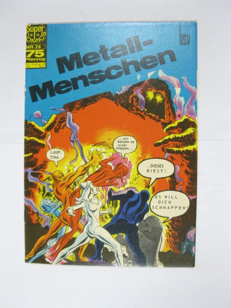 Super Comics / Metallmenschen Nr. 26 BSV im Zustand (1 St ). 131509
