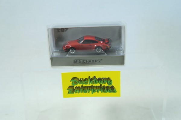 Minichamps 870 066100 Porsche 911 Turbo (930) 1977 rot OVP 1:87 166425