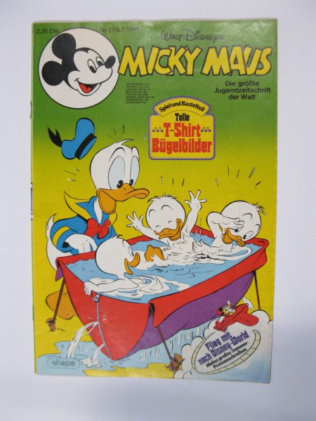 Micky Maus 1983/27 Originalheft vom 5.7.83 in Z (1) 54773