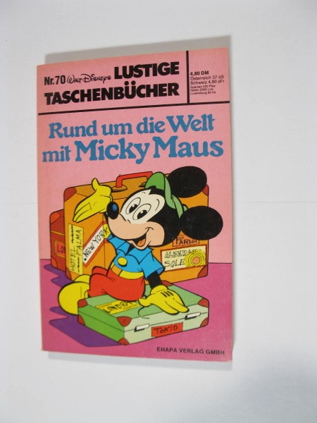 Donald Duck Lustiges Taschenbuch Nr. 70 ERSTAUFLAGE Ehapa Z (1/1-2). 116237