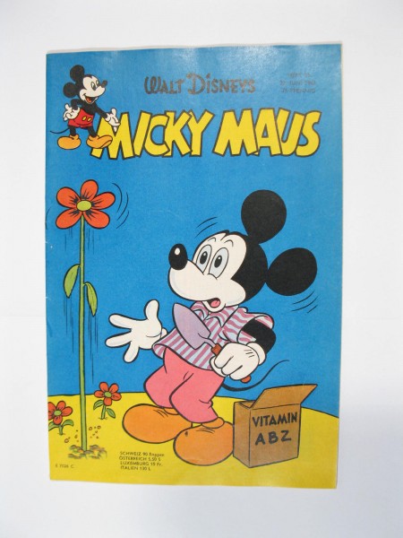 Micky Maus 1963/25 Originalheft vom 22.6.63 in Z (1-2 oS) 53994