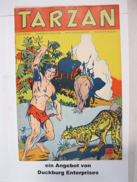 Tarzan Großband Nr. 103 Mondial Verlag im Zustand (1-2) 46614