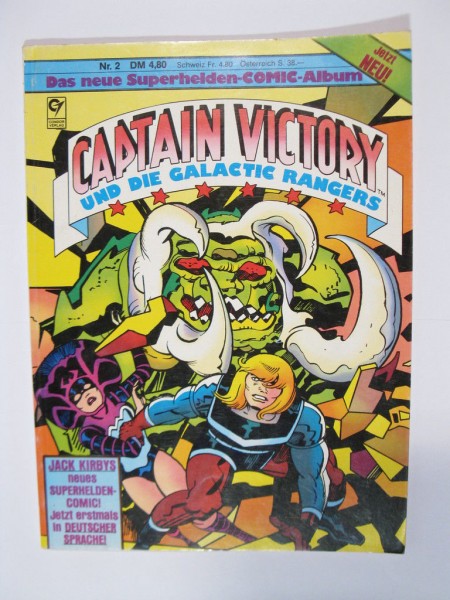 Captain Victory Nr. 2 Superhelden Comic Condor Verlag 99355