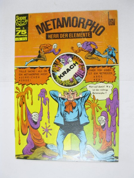 Super Comics / Metamorpho Nr. 3 BSV im Zustand (1-2 St ). 131463