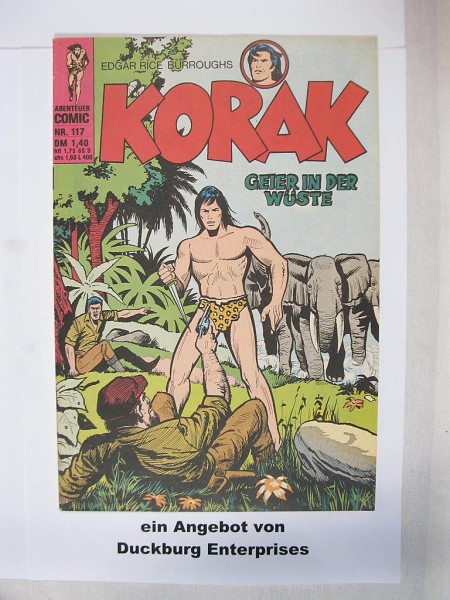 Korak, Tarzan Sohn Nr. 117 BSV Verlag im Zustand (1) 43543