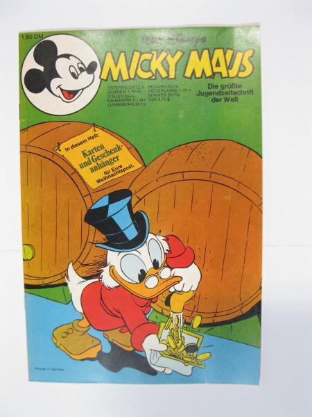 Micky Maus 1976/49 Originalheft vom 4.12.76 in Z (1 oS) 54428