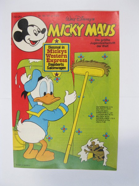 Micky Maus 1976/39 Originalheft vom 25.9.76 in Z (1-2 oS) 54417