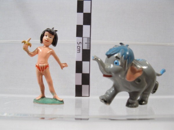 Dschungelbuch 2 Figuren Heimo 60er Jahre : Mogli und Elefant 60197