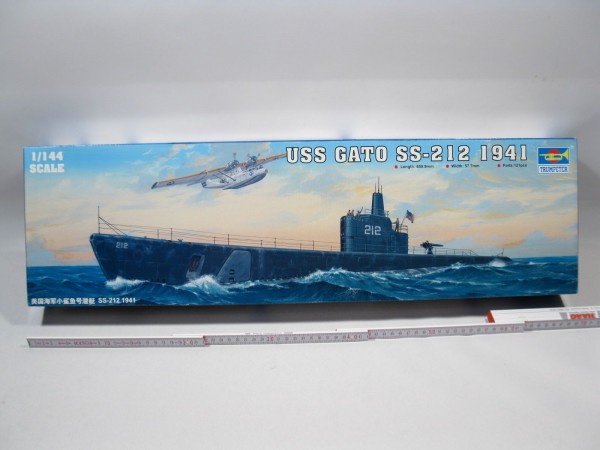Trumpeter 05905 submarine USS CATO SS-212 66cm 1:144 sealed in box mb2089