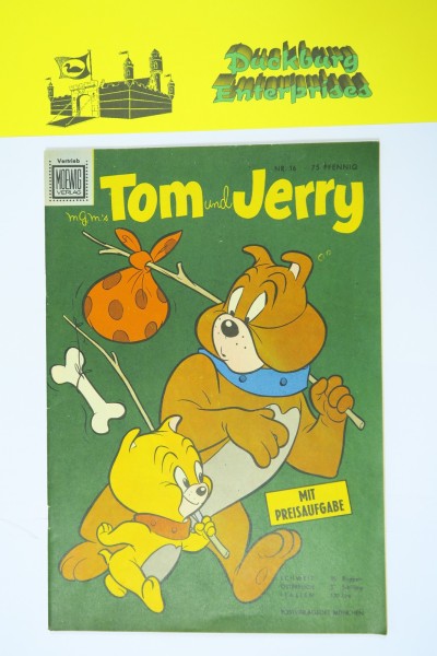 Tom und Jerry 1.Aufl. Nr. 16 Tessloff / Moewig Verlag im Z (1-2). 145893