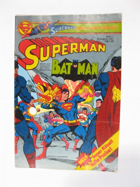 Superman Comic 1981/17 Ehapa im Zustand (1-2).
