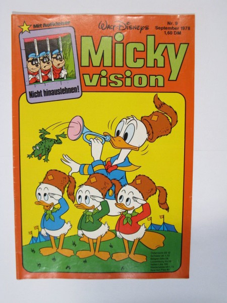 Mickyvision 2.Serie 1978/ 9 Ehapa Verlag im Zustand (1-2) 64033