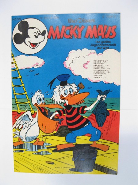 Micky Maus 1974/22 Originalheft vom 1.6.74 in Z (1-2 oS) 54303