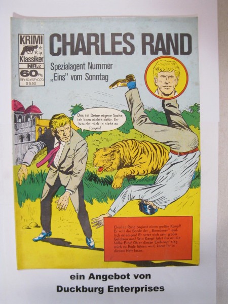 Charles Rand Nr. 2 BSV im Zustand (1-2) 47108