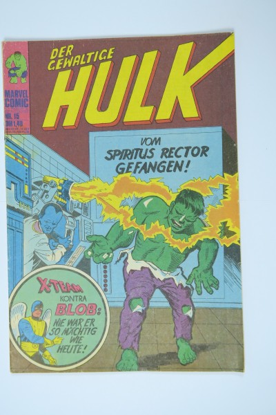 Hulk Nr. 15 Marvel Comic Williams im Z (1-2). 142305