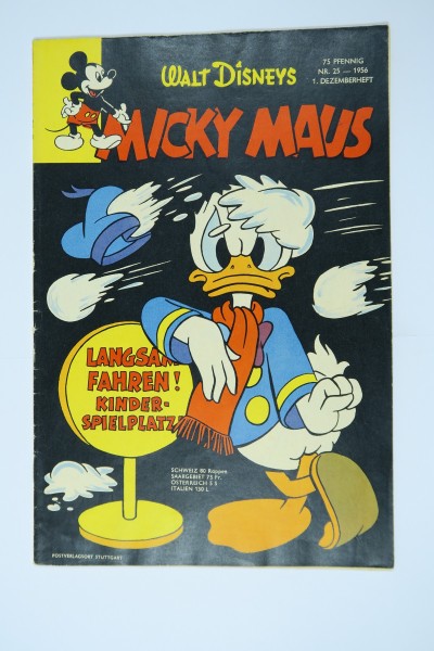Micky Maus 1956/25 Originalheft vom Dezember 1956 in Z (1-2/2 oS) 57284